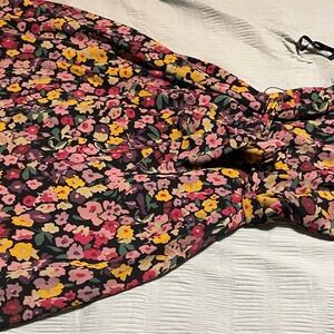 Ralph Lauren Floral Dress with Pink and Yellow Flowers